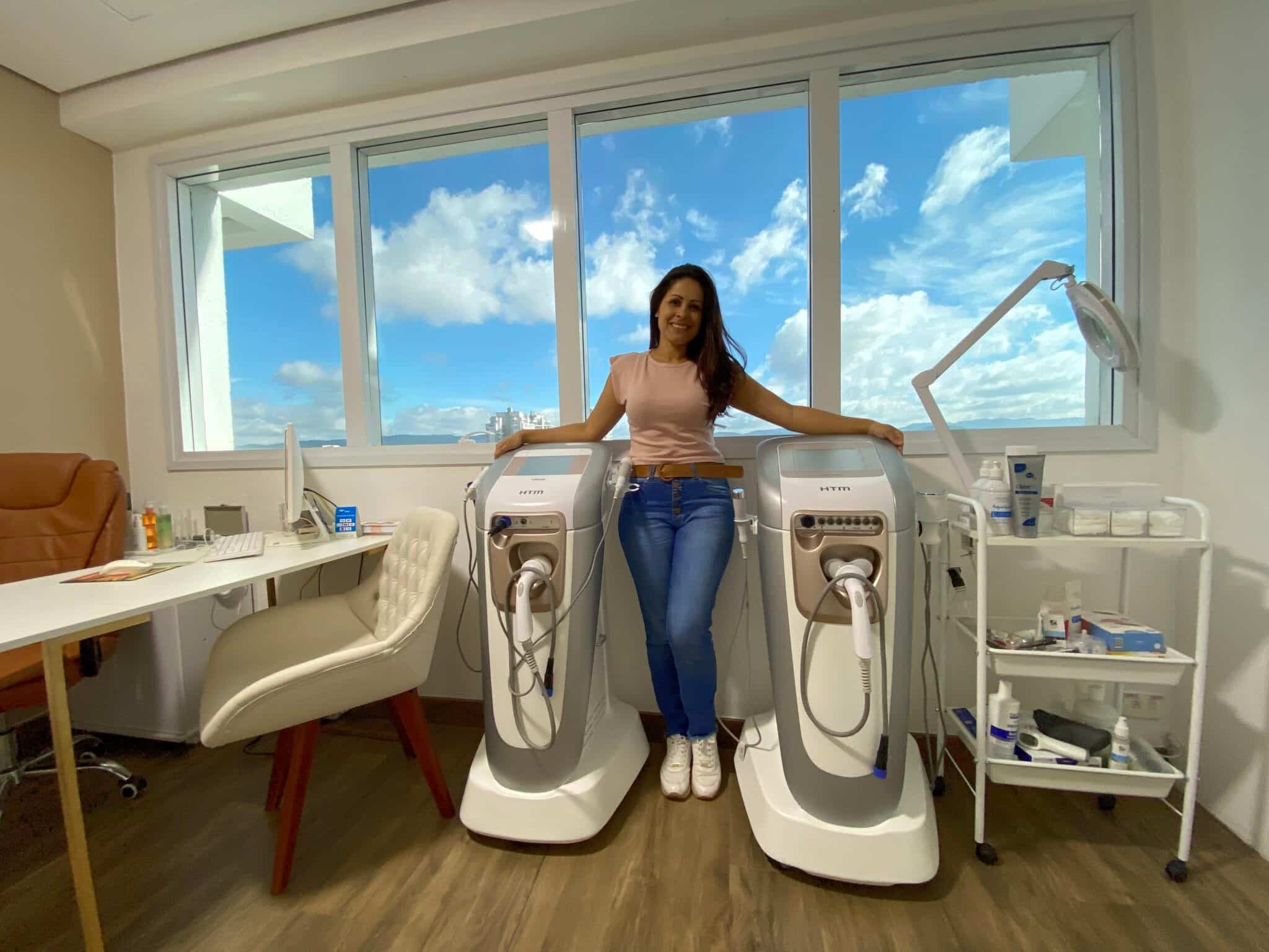Espaço interno da clínica de estética em Guarulhos